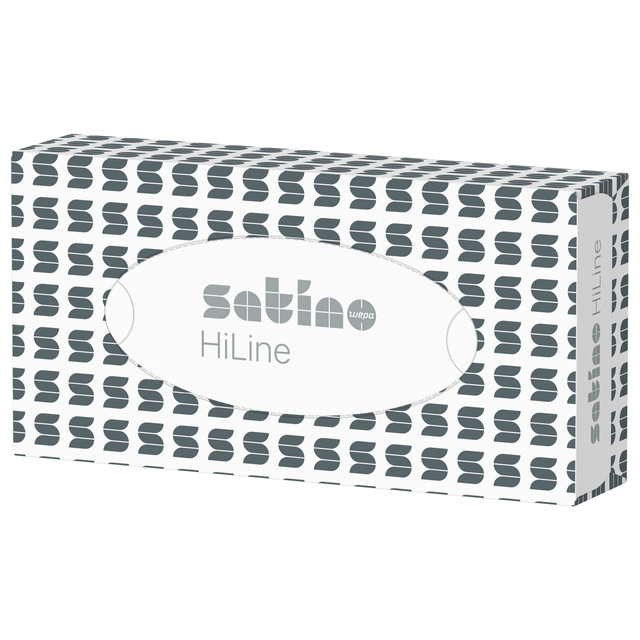 Facial tissues Satino HiLine 2-laags 100 vel wit 206450