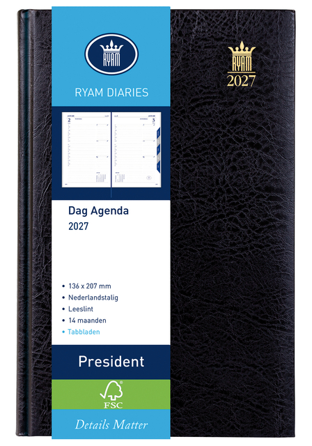 Agenda 2027 Ryam President Mundior 1dag/1pagina zwart