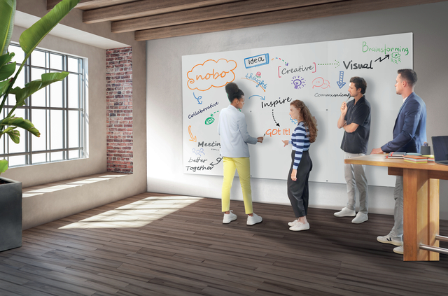 Whiteboard Nobo Infinity randloos 90x120cm