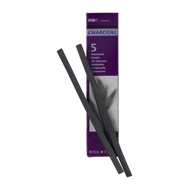 Houtskool Bruynzeel Design set à 5 stuks