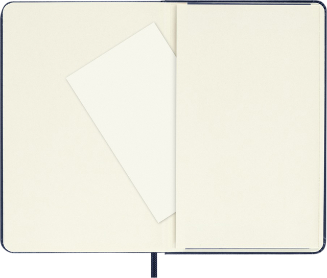 Notitieboek Moleskine pocket 90x140mm lijn hard cover sapphire blue