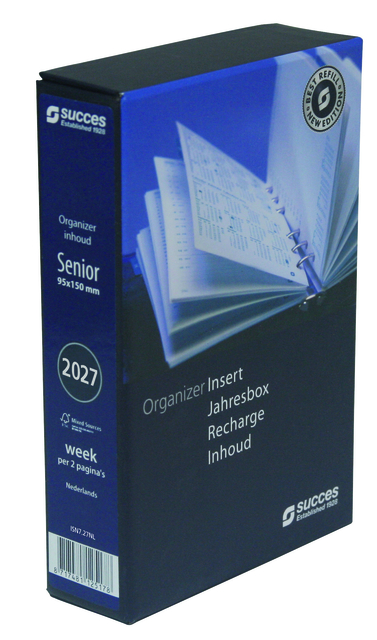 Agendavulling 2027 Succes Senior 7dagen/2pagina's