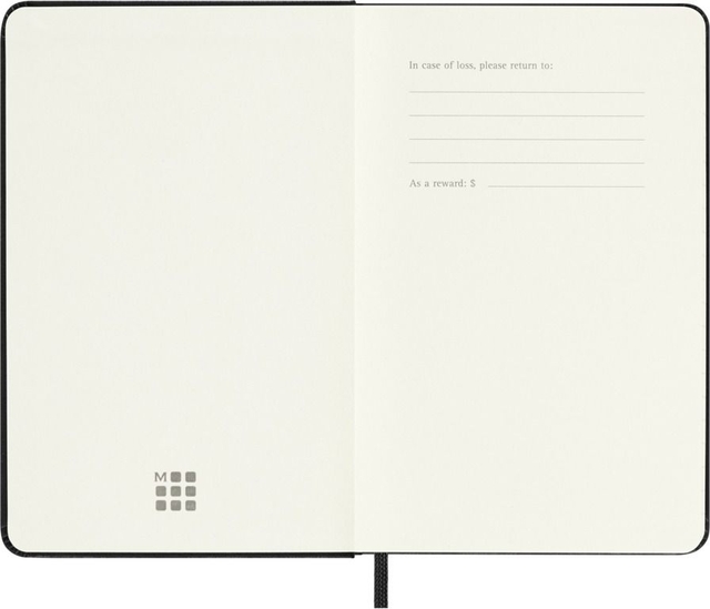 Agenda 2027 Moleskine 18M Planner Weekly 7dagen/1pagina pocket hc black