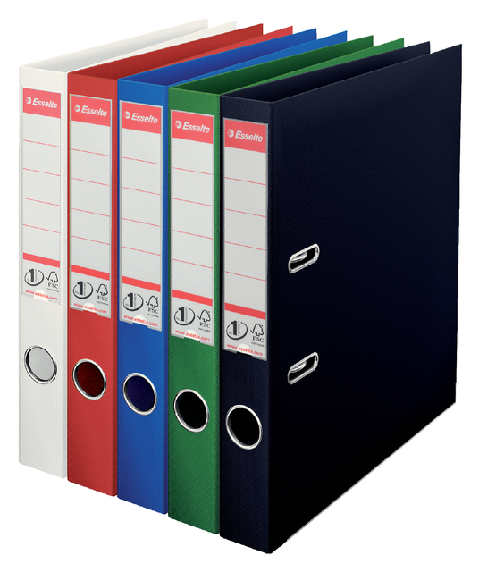 Ordner Esselte No.1 Power VIVIDA 50mm 30% gerecycled PP folie zwart