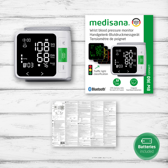 Polsbloeddrukmeter Medisana Connect BW 360