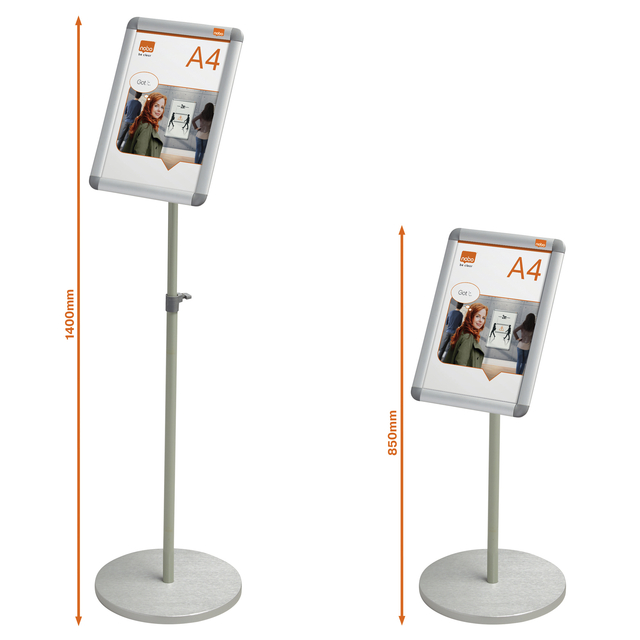 Infostandaard Nobo Essence incl. A4 kliklijst