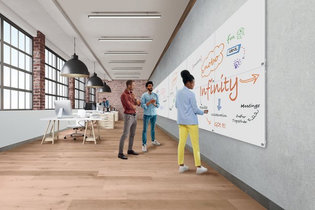 Whiteboard Nobo Infinity randloos 90x120cm