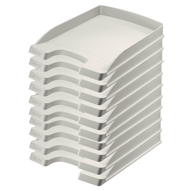 Brievenbak Leitz Plus Slim A4 grijs