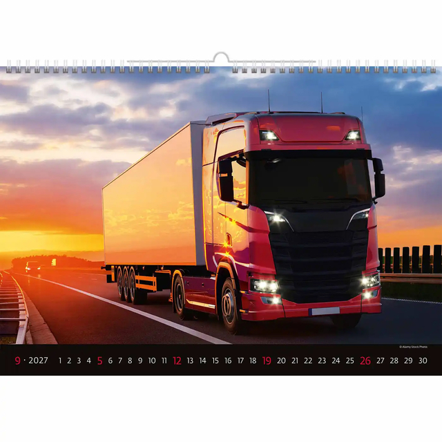 Kalender 2027 Helma 365 31.5x45cm de ultieme vrachtwagen