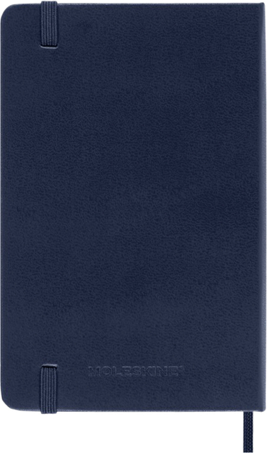 Notitieboek Moleskine pocket 90x140mm lijn hard cover sapphire blue