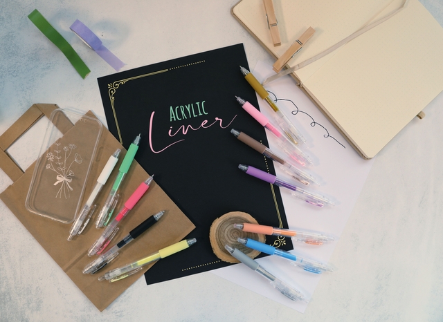 Acrylliner Online fashion assorti 6 stuks
