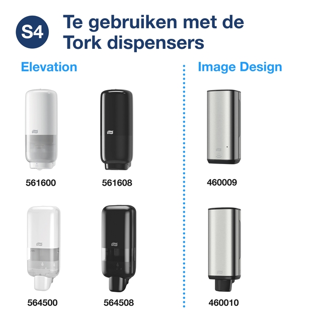 Handzeep Tork S4 Premium vloeibaar 1000ml mild 424501