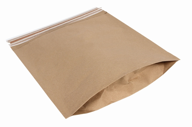 Sendbag verzendverpakking IEZZY 30/34 x 37 + 9,5cm bruin 250 stuks