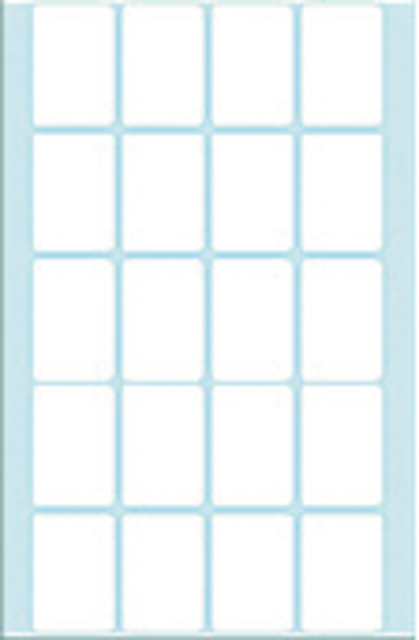 Etiket HERMA 2430 22x32mm wit 640 stuks