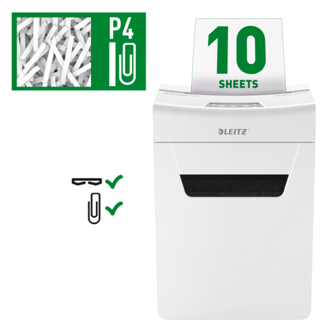 Papiervernietiger Leitz IQ Protect Premium 10X snippers 4x40mm