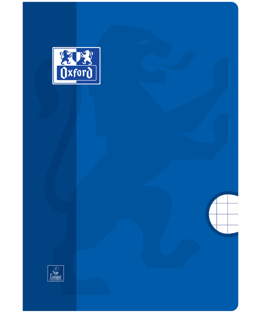 Schrift Oxford School A4 ruit 10x10mm 72 pagina's 80gr assorti