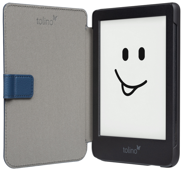 E-reader beschermhoes Tolino Shine slimfit ess. blauw