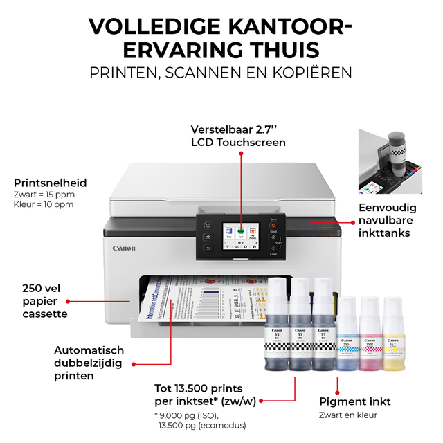 Multifunctional inktjet printer Canon MAXIFY GX1050