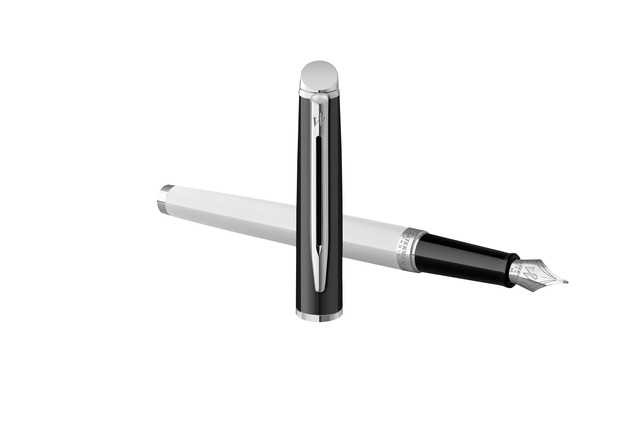 Vulpen Waterman Hémisphère Colour Blocking black en white CT medium