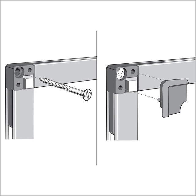 Whiteboard Nobo Essence 45x60cm staal