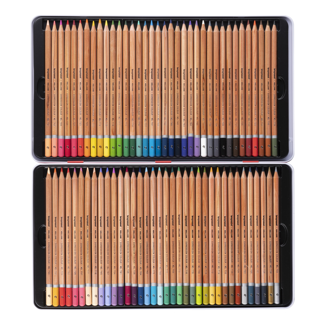 Kleurpotloden Bruynzeel Expression assorti blik à 72 stuks