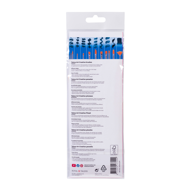 Penseel Talens Art Creation filament 12 stuks S