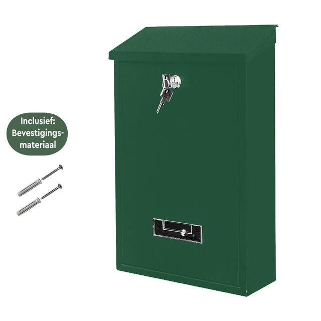 Brievenbus BRASQ PB100 Basic wand groen