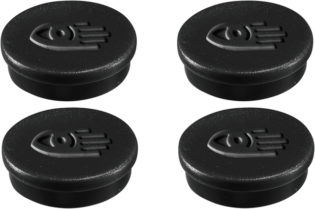 Magneet Legamaster 30mm 850gr zwart 4 stuks