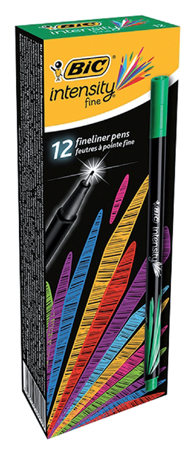Fineliner Bic Intensity fijn groen