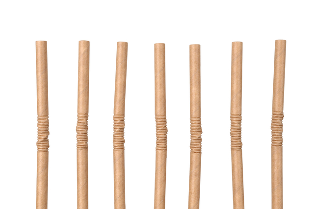 Drinkrietje IEZZY karton buigbaar Ø 6x240mm 100% fair 200 stuks bruin
