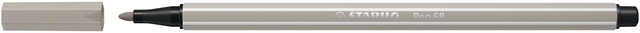 Viltstift STABILO Pen 68/93 medium  warm grijs