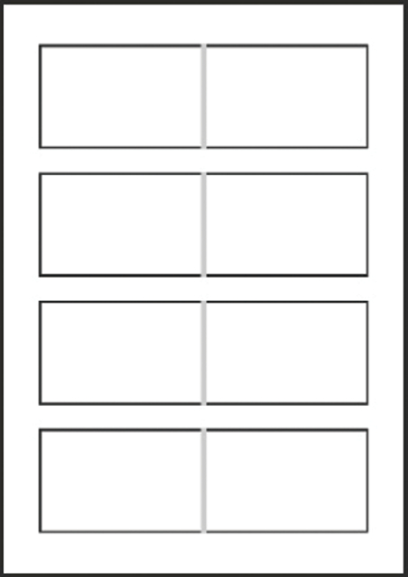 Visitekaart Avery C32015-25 85x54mm 260gr mat 200 stuks