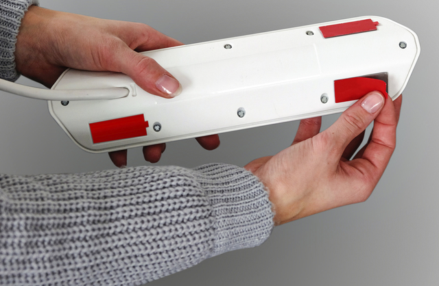 Stekkerdoos Brennenstuhl bureau Estilo 4vdig incl 2 USB 2m wit/zilver