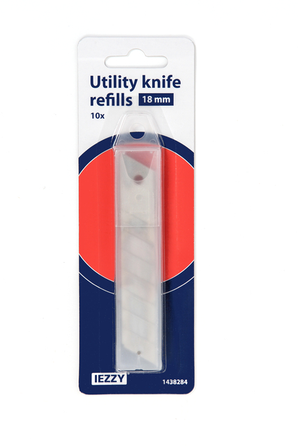 Snijmes vullingen IEZZY 18mm 10 stuks