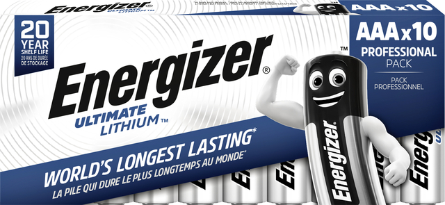 Batterij Energizer Ultimate Lithium 10x AAA