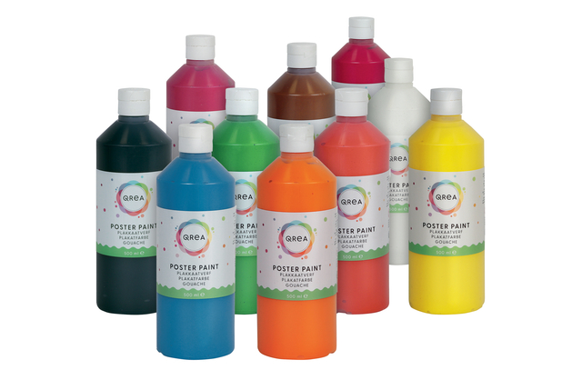 Plakkaatverf Qrea cyclaam 500ml