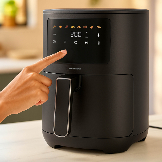 Airfryer Inventum 3.5 liter 1500 watt zwart