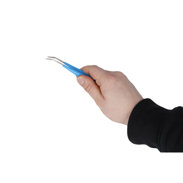 Knutselpincet Westcott 15.5cm soft grip blauw