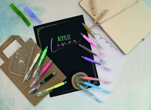 Acrylliner Online classic assorti 6 stuks