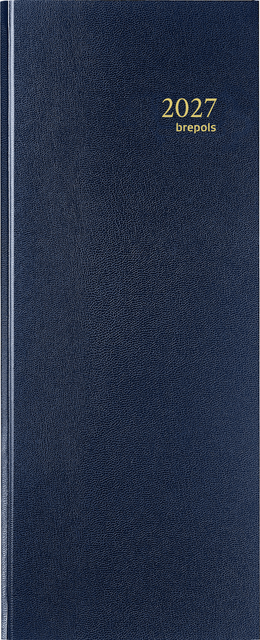Agenda 2027 Brepols Saturnus Lima 1dag/1pagina blauw