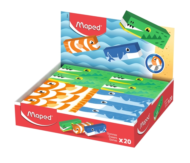 Gum Maped Animals display à 20 stuks assorti