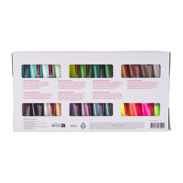 Acrylverf Talens Art Creation assorti 48 tubes à 12ml