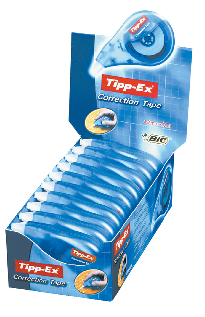 Correctietape Tipp-Ex easy zijwaarts 4.2mmx12m