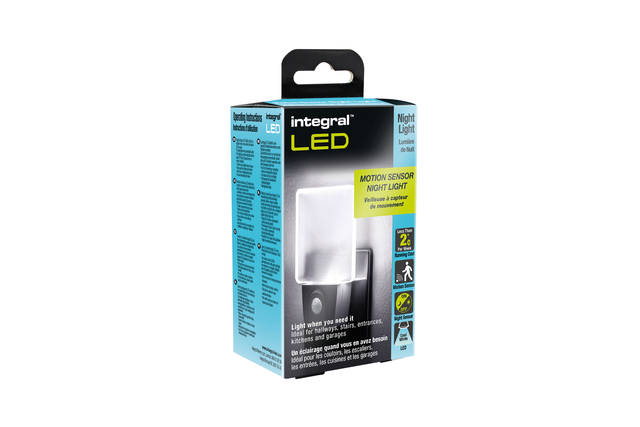 Led nachtlamp Integral 4000K koel wit 0.5W 220V 7lumen sensor