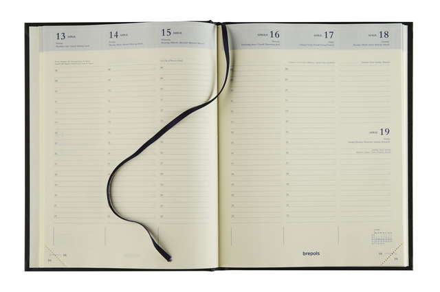 Agenda 2027 Brepols Timing Lima 7dagen/2pagina's zestalig blauw