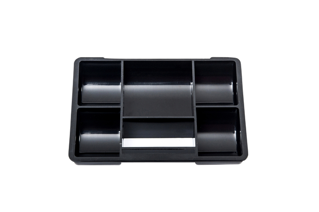 Geldkist MAUL met muntgleuf en slot 125x95x60mm blauw