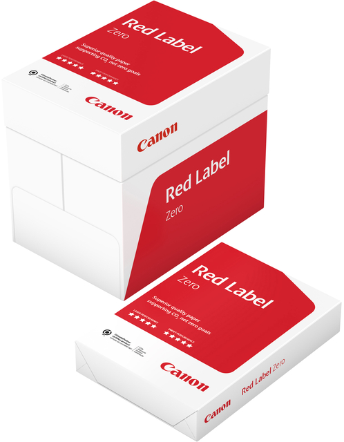 Kopieerpapier Canon Red Label Zero A4 80gr wit 500 vel