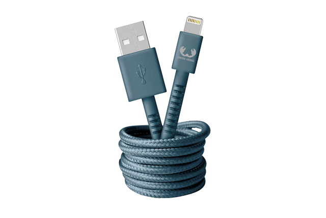 Cable Fresh n Rebel USB - Apple Lightn  2.0m Dive Blue