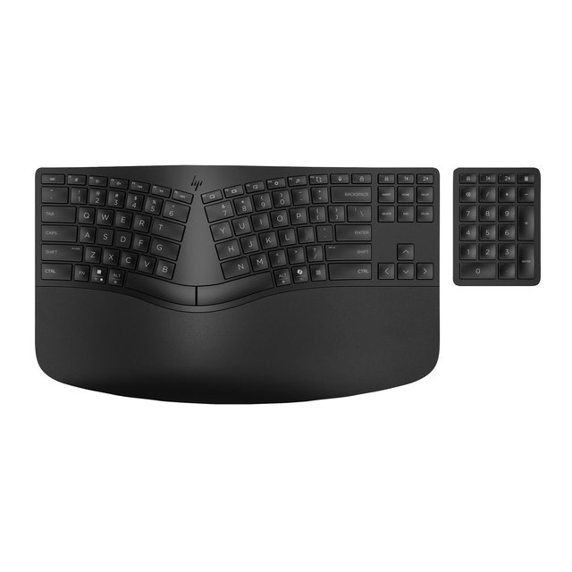 Toetsenbord HP 965 BLK Ergonomisch draadloos QWERTY