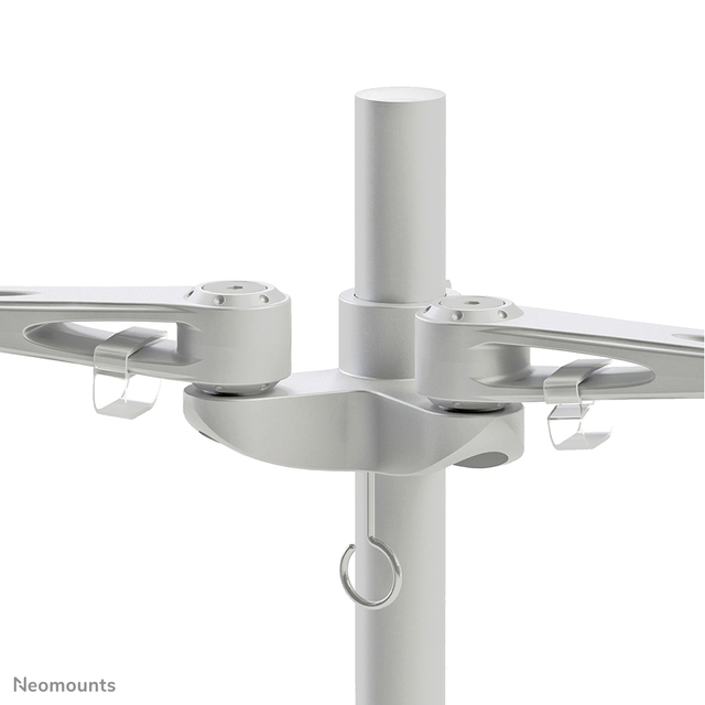 Monitorarm Neomounts D935D 2x10-27" met klem zilvergrijs